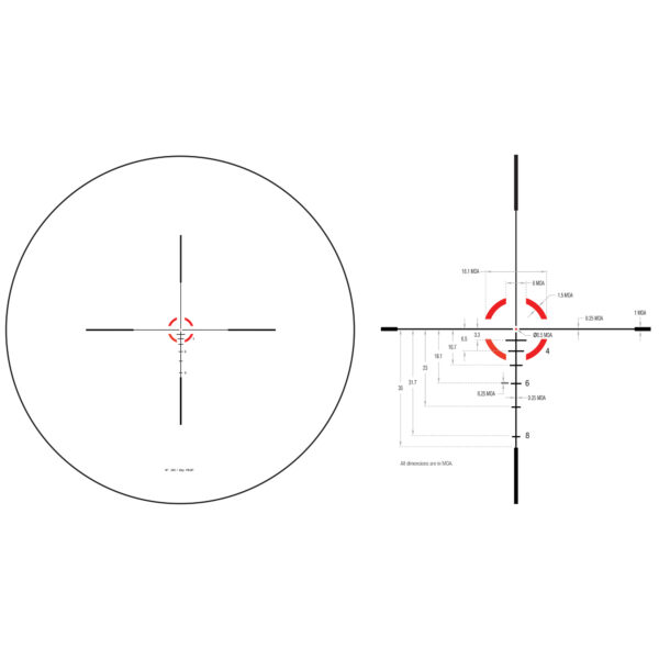 TRIJICON CREDO 1-6X24 SFP BDC RED