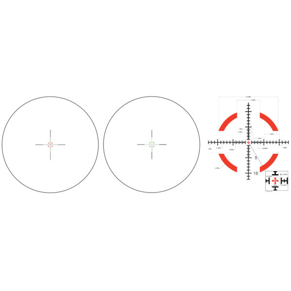 TRIJICON CREDO 1-8X28 FFP MRAD R/G