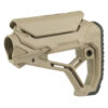 FAB DEF AR15 STOCK W/CHEEK REST TAN